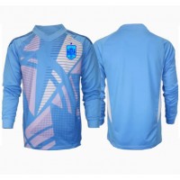Camiseta España Portero Primera Equipación Replica Eurocopa 2024 mangas largas